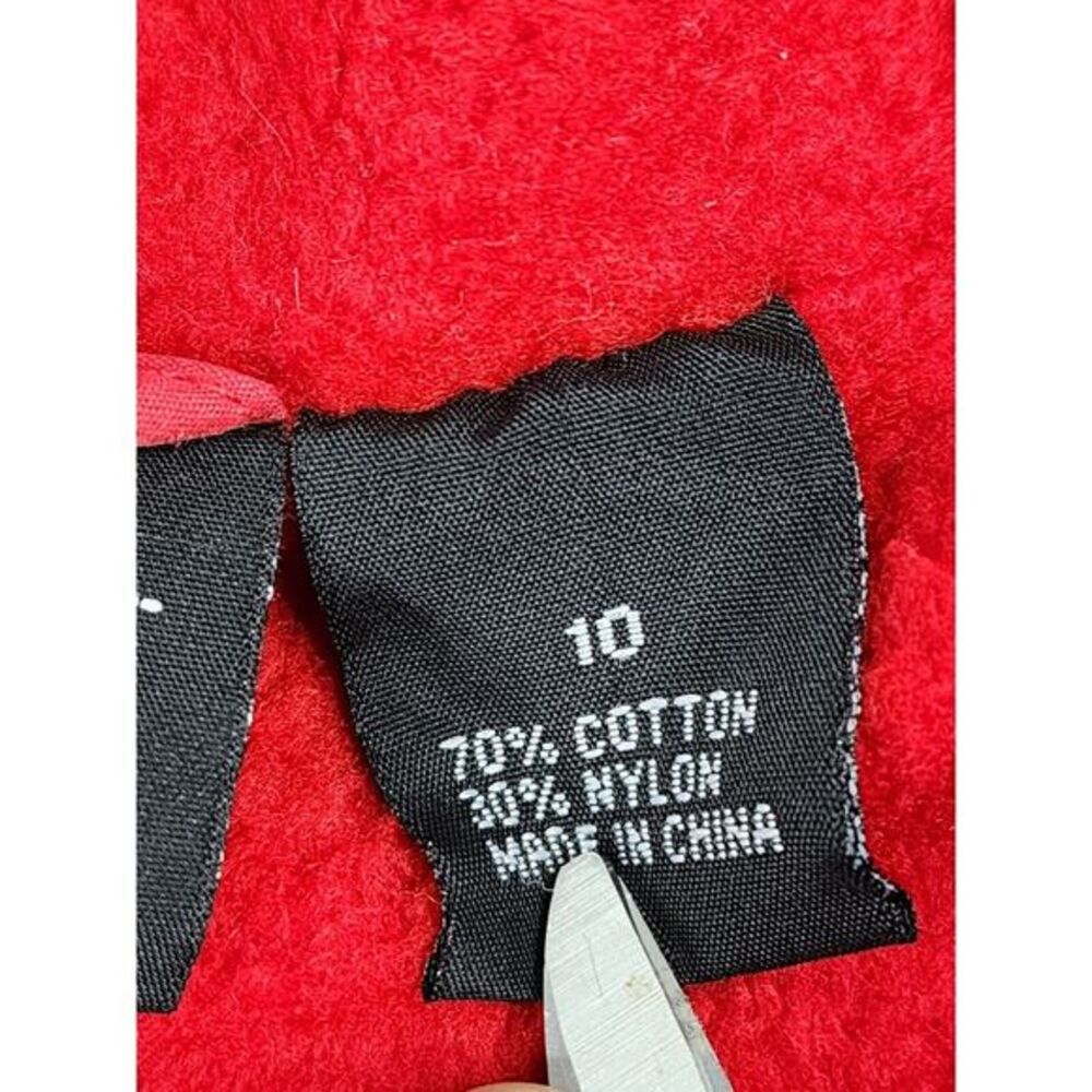 Harro Australia Fleece Fake Fur Hoodie Jacket Women's Size‎ 10 Red - Picture 5 of 14